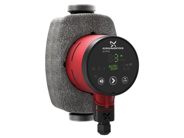 Grundfos cirkulationspumpe til Varmepumpe installtion