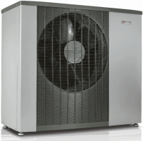 Vølund luft til vand varmepumpe på abonnement hos Nærvarme Danmark. Du kan også vælge DVI eller Panasonic.