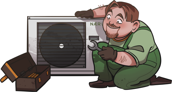 Varmepumpe på abonnement. Lej en varmepumpe - billigt og nemt.