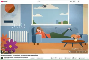 Lej en luft til vand varmepumpe fra Vølund, DVI Energi eller Panasonic hos Nærvarme Danmark