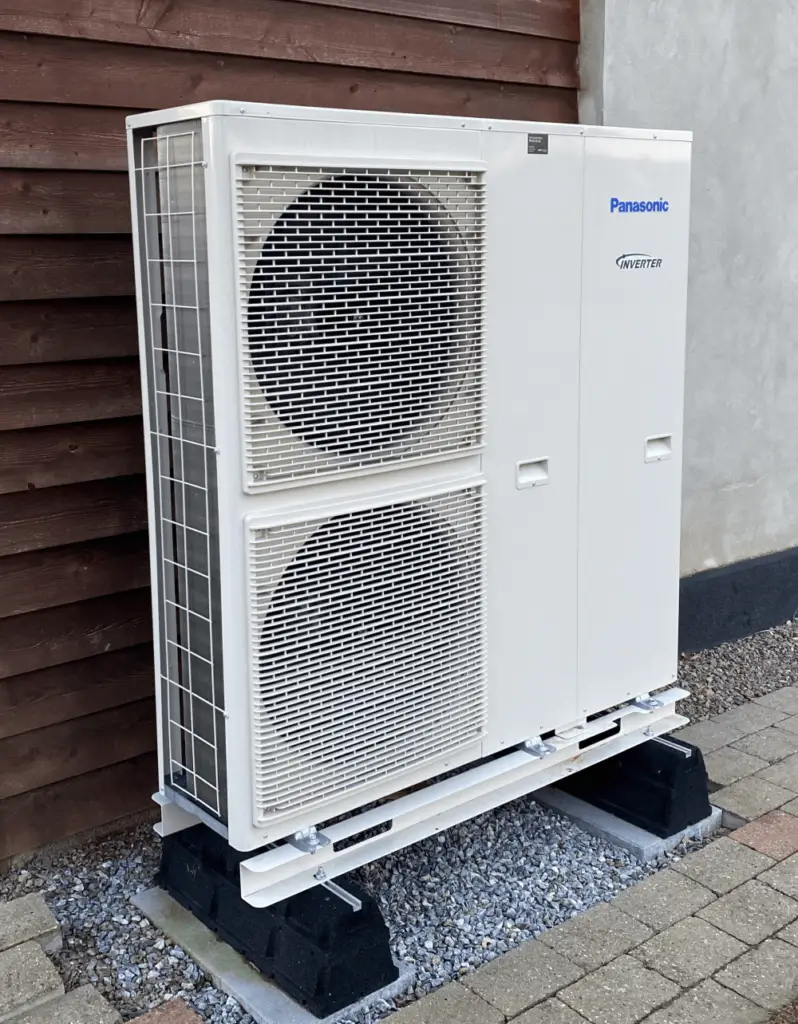 Panasonic varmepumpe ude del istedet for gasfyr